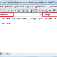 Corregir Range en VBA a ejecutar en lista desplegable