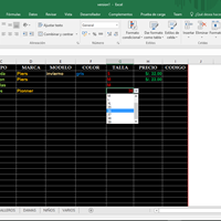 Listas desplegabless dependientes en excel