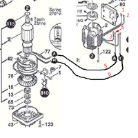Conectar motor taladro directo a la corriente