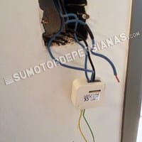 Colocación receptor somfy caja mecanismos