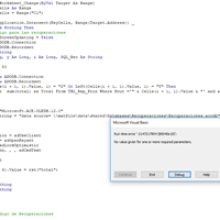 Error ADO Connection Macro Excell