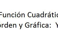 Realizar esta tarea de matemáticas sobre función cuadrática