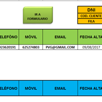 Copiar datos de BD rellenada por formulario en rango referenciado a una celda