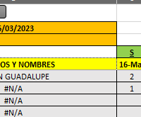 Excel -Mostrar datos de otra hoja según condición