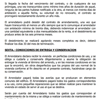 Contrato de alquiler. Clausula ilegal