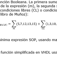 Solucion funciones booleanas para resolver