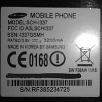 Samsung S4 modelo SCH-I337