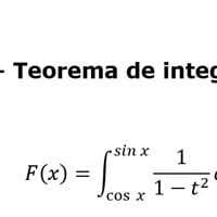 Calculo integral teorema de integración ejercicio