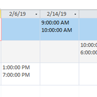 Crear una aplicación de horario empleados en access