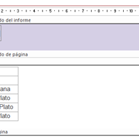 ¿En un informe de Access, como puedo hacer para que me salgan diferentes registros de un mismo campo pero en la misma fila?