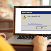 Solucionar el error de denegación de acceso a datos de Lotus Notes