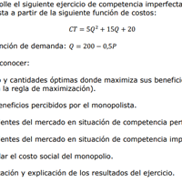Desarrollar ejercicio de microeconomía intermedia