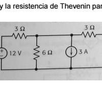 ¿Como calcular voltaje y resistencia con Thevenin?