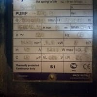 ¿BOMBA 2HP- Condensador de arranque o de trabajo?
