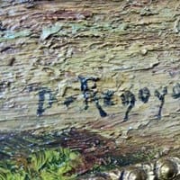 Como puedo saber si es autentico un darío de regoyos... Y cual puede ser su precio real y como puedo autentificarlo.