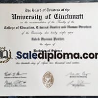 How To Create University of Cincinnati Fake Certificate?