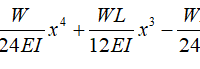 5. Se tiene una viga empotrada en muros, donde una carga W