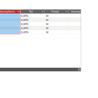 Como seleccionar columnas especificas en un sub-formulario tipo hoja de datos en access con VBA