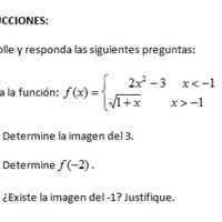 Necesito resolver ejercicios de funciones