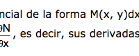 De las siguientes ecuaciones diferenciales, cuáles de ellas “No” son exactas?