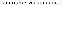 Conversión de números complemento a 2 con el numero bits indicados