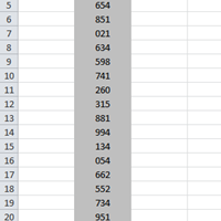 Formula para encontrar valores determinados.