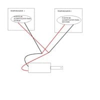 Como conectar un actuador lineal a dos fuentes de alimentcion