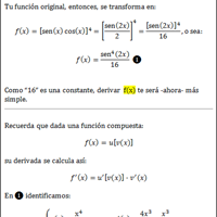 Problema de derivar este problema