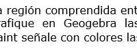 Encontrar el área de la región comprendida entre las curvas y=〖2x〗^2-x+5 y y=2x-3. Grafique en Geogebra las funciones, tome un p