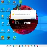 Tengo error 127 en el Corel Photo Paint de mi Windows 10