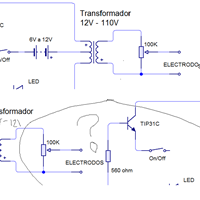 ¿Como paso el circuito al otro extremo del transformador ya que lo quiero conectar a una fuente de 110v y no a una de 12-6 hay o