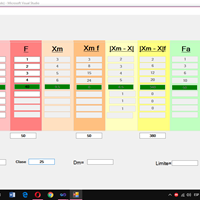 Calcular el limite inferior utilizando textbox