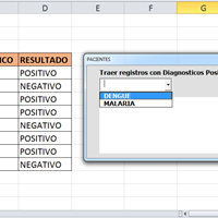 Como filtrar datos desde un combobox y mostrar solo los registros Positivos.