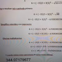 ¿Cómo resuelvo las siguientes 6 expresiones de matemáticas?