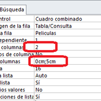 Cuadro combinado que dependa de otro en un subformulario