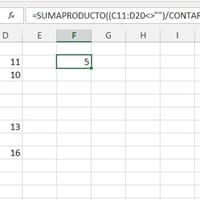 Fórmula para contar valores únicos y omitiendo celdas vacías