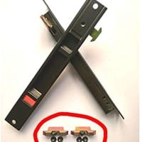 Como sacar un enganche del carril de un ventanal-puerta corredera