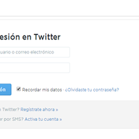 No puedo iniciar sesión en twitter porque olvidé la clave.