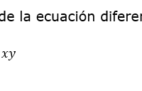 Resolver solución ecuaciones diferenciales homogéneas