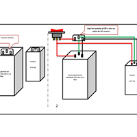 Alimentar dos fuentes al mismo tiempo con un solo interruptor