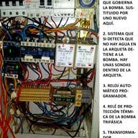 Bomba trifásica de la piscina no arranca