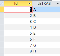 Criterios de consulta en Access (Campo en blanco)