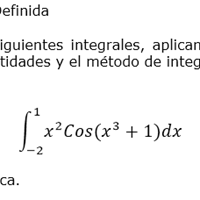 Resolver paso por paso las siguientes integrales, aplicando la definición de integral y enunciando, propiedades, identidades