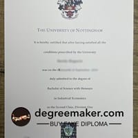Where to buy University of Nottingham diploma?