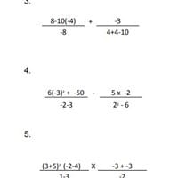 Como convertir expresión algebraica a aritméticas