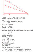 Por favor con un problema de trigonometría.
