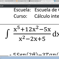 Ejercicio de calculo Integral practico
