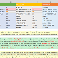 Descontar el desperdicio de material para obtener el numero de piezas máximas en un pliego de madera (Medidas Exactas)