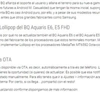 Instalar Android Lollipop en BQ Aquaries E4