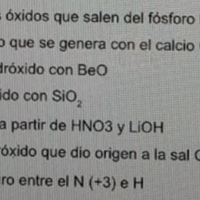 Forme dos óxidos que salen del fósforo p(+3,+5)